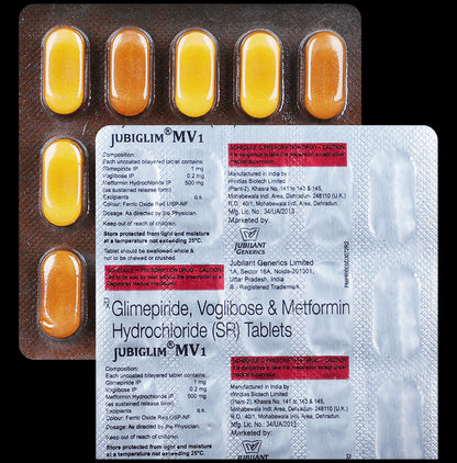 Jubiglim MV 1 Tablet SR - Classic Derma