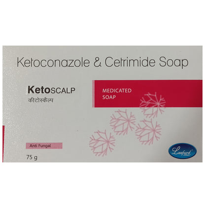 Ketoscalp Soap 75gm for Skin Infections - Classic Derma