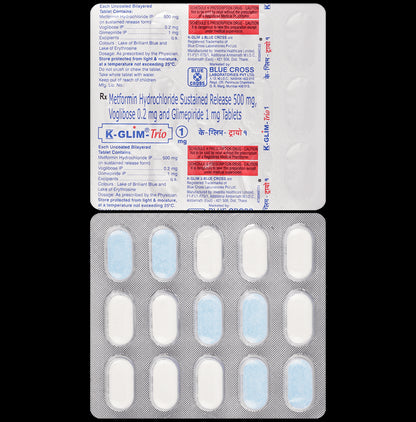 K-Glim-Trio 1mg Tablet SR - Classic Derma