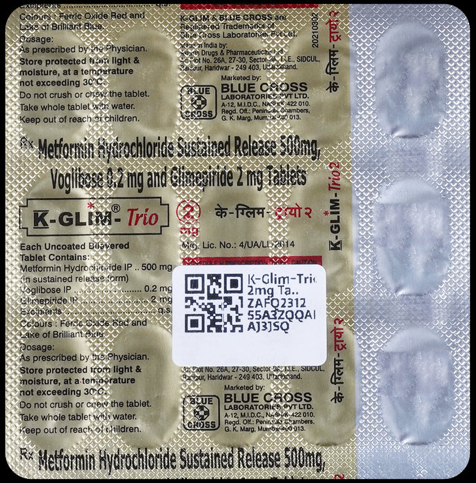 K-Glim-Trio 2mg Tablet SR