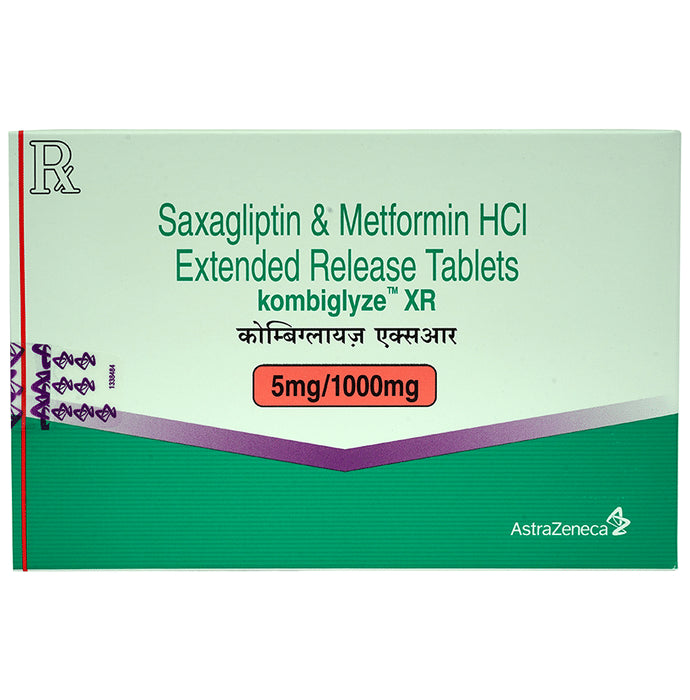 Kombiglyze XR 5mg/1000mg Tablet - Classic Derma