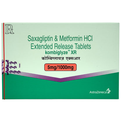 Kombiglyze XR 5mg/1000mg Tablet - Classic Derma