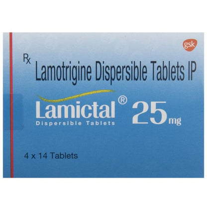 Lamictal 25mg Dispersible Tablet