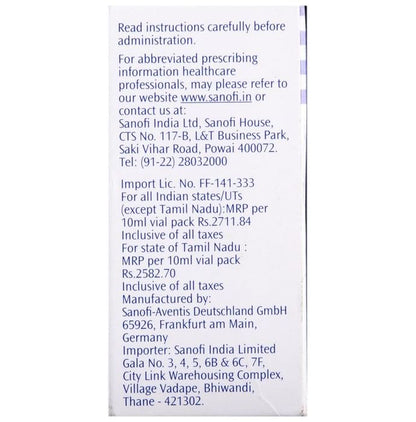 Lantus 100IU/ml Solution for Injection
