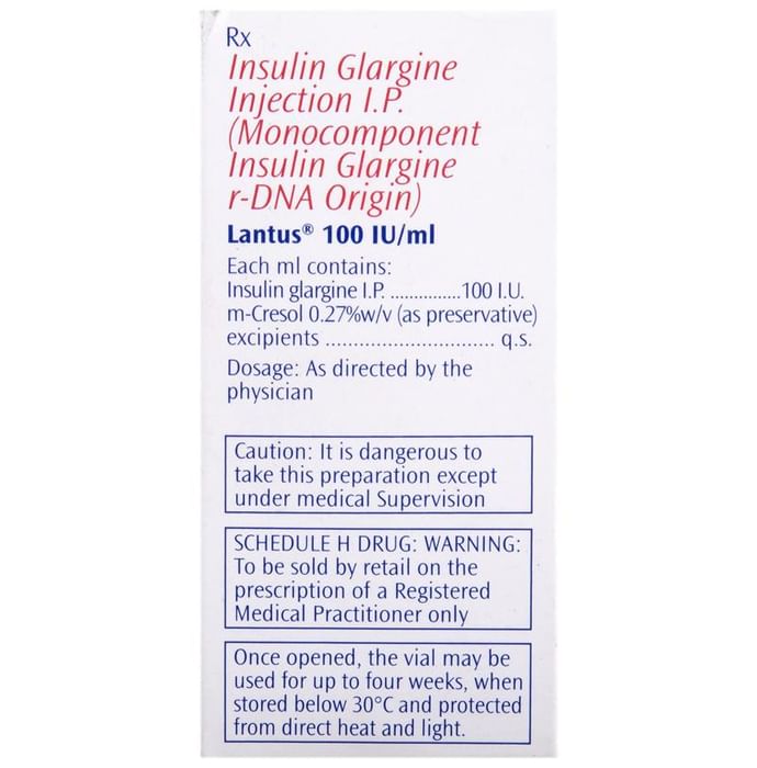 Lantus 100IU/ml Solution for Injection
