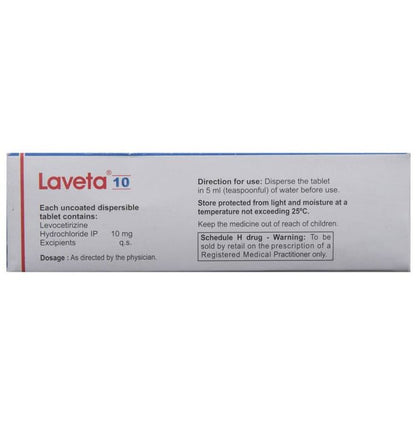 Laveta 10 Tablet DT