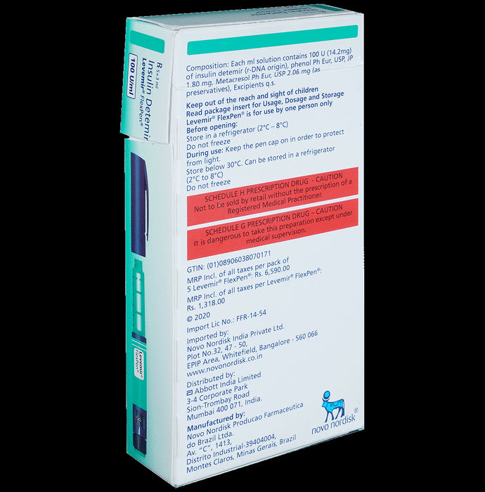 Levemir 100IU/ml Flexpen
