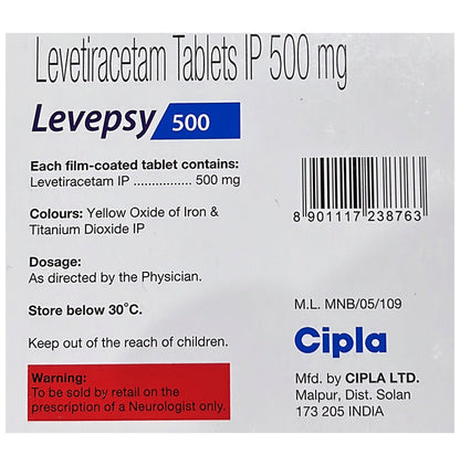 Levepsy 500 Tablet