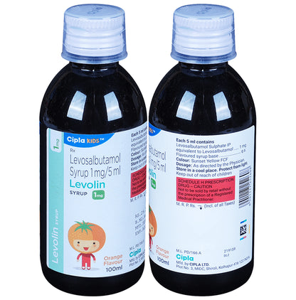 Levolin 1mg Syrup Orange - Classic Derma
