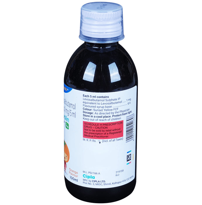Levolin 1mg Syrup Orange