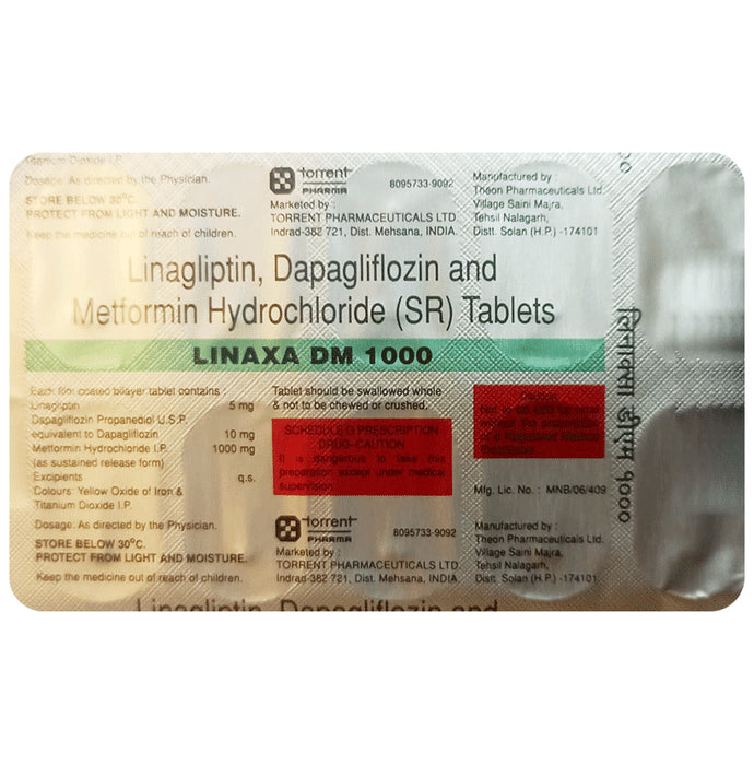 Linaxa DM 1000 Tablet SR - Classic Derma