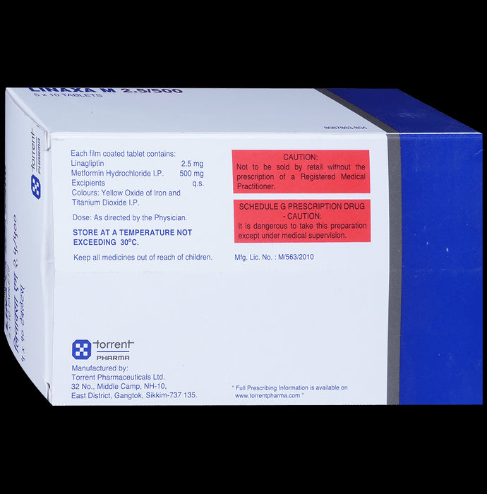 Linaxa M 2.5/500 Tablet