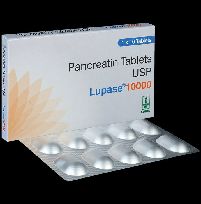 Lupase 10000 Tablet - Classic Derma