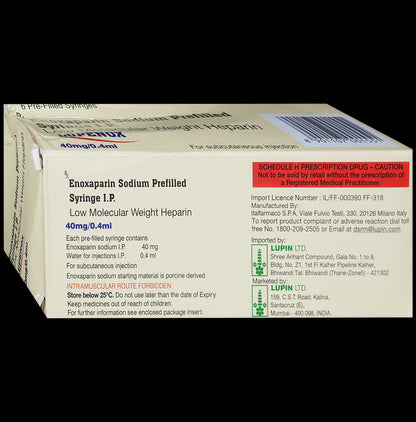 Lupenox 40mg Injection