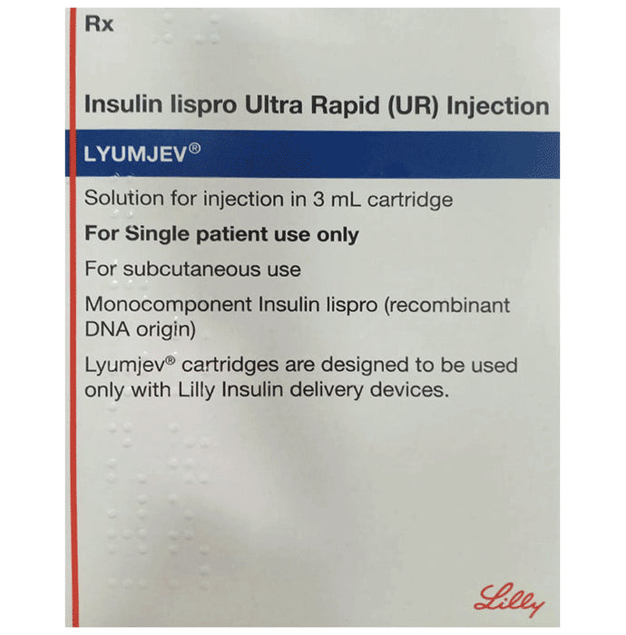 Lyumjev Solution for Injection ( 3ml Each ) - Classic Derma