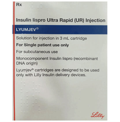 Lyumjev Solution for Injection ( 3ml Each ) - Classic Derma