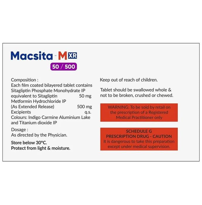Macsita-MXR 50/500 Tablet