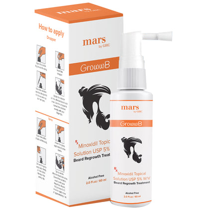 Mars GrowwB Solution Alcohol Free - Classic Derma