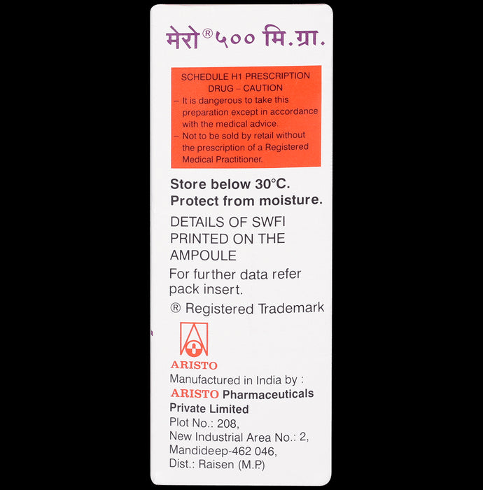 Mero 500mg Injection