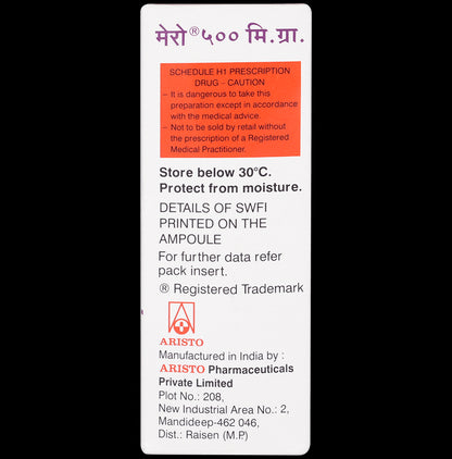 Mero 500mg Injection
