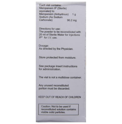 Meromac 1gm Injection