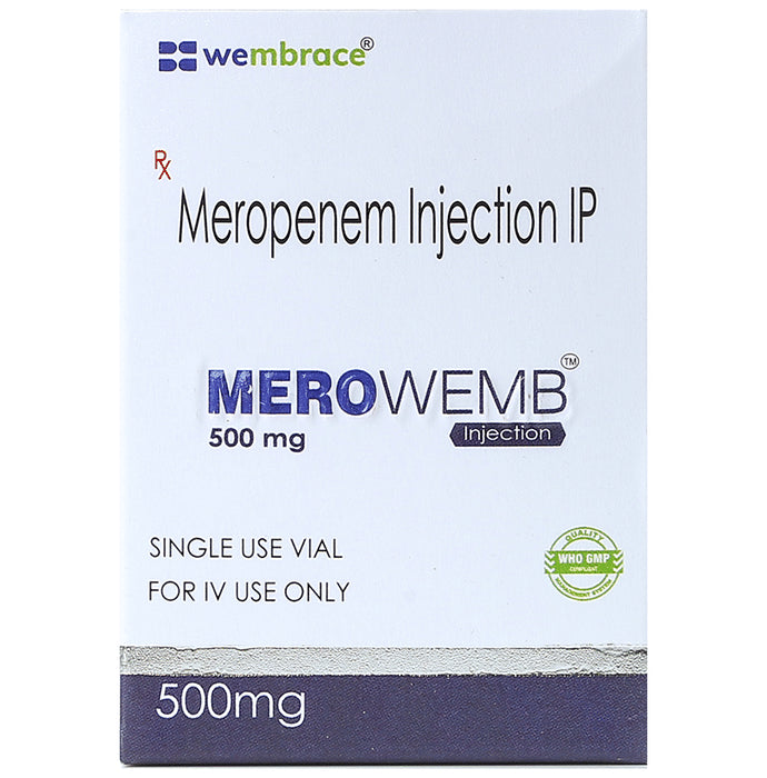 Merowemb 500mg Injection - Classic Derma