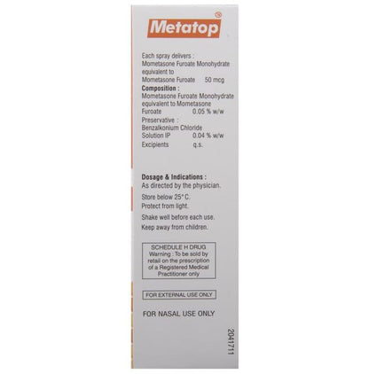 Metatop Nasal Spray