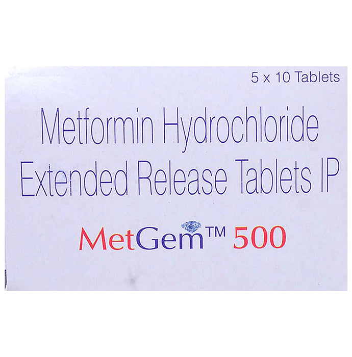 Metgem 500 Tablet ER