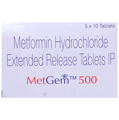 Metgem 500 Tablet ER