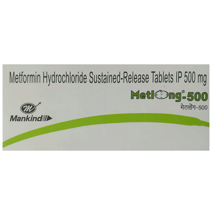 Metlong 500 Tablet SR - Classic Derma