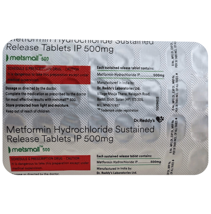 Metsmall 500 Tablet SR