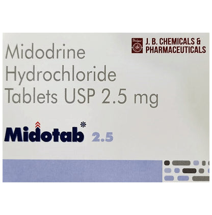 Midotab 2.5 Tablet - Classic Derma
