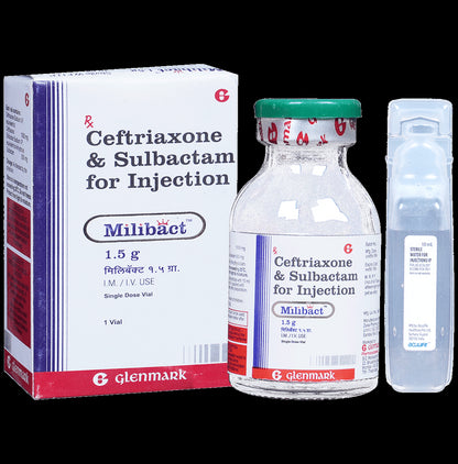 Milibact 1000 mg/500 mg Injection - Classic Derma