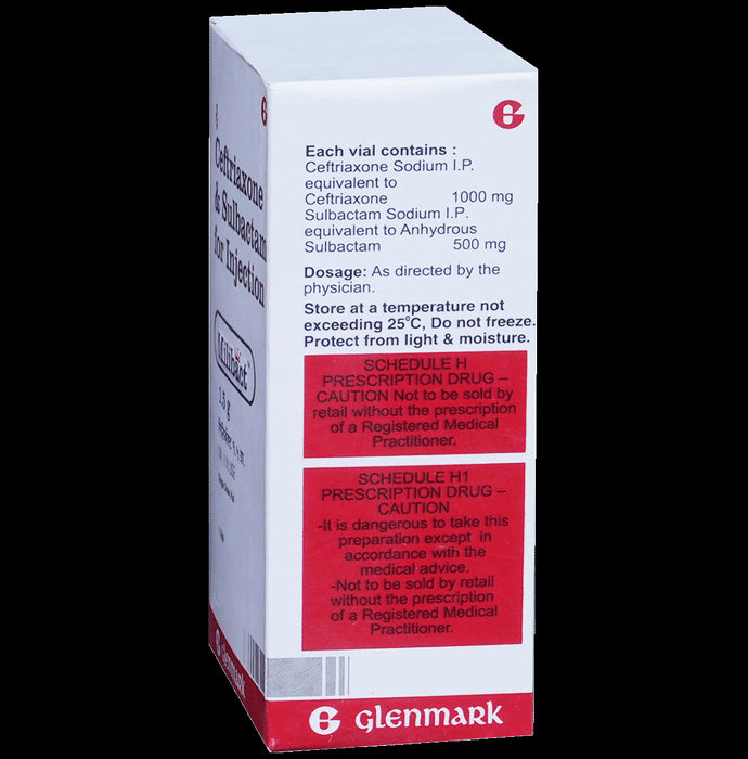 Milibact 1000 mg/500 mg Injection