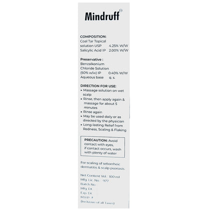 Mindruff Scalp Solution