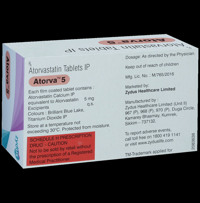 Atorva 5 Tablet