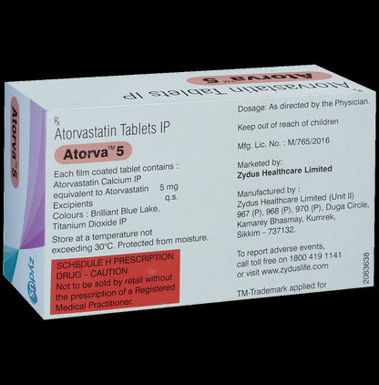 Atorva 5 Tablet