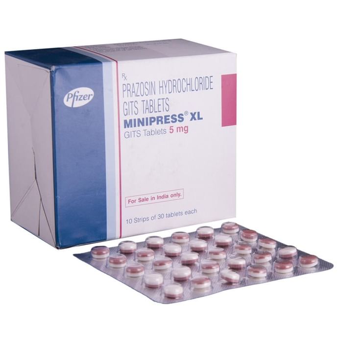 Minipress XL 5mg Tablet - Classic Derma