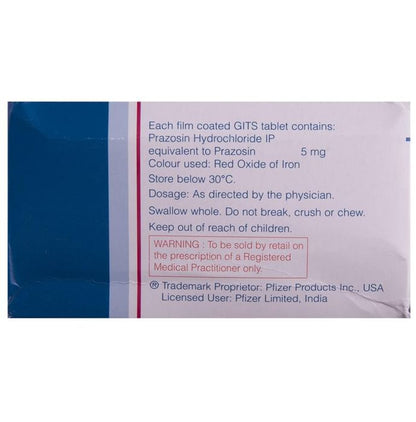 Minipress XL 5mg Tablet