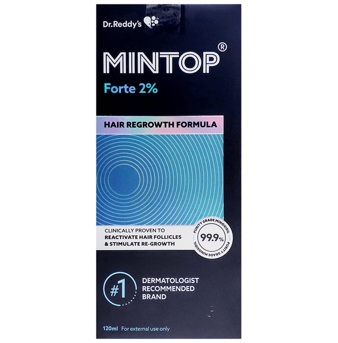 Mintop Forte 2 % Hair Regrowth Formula - Classic Derma
