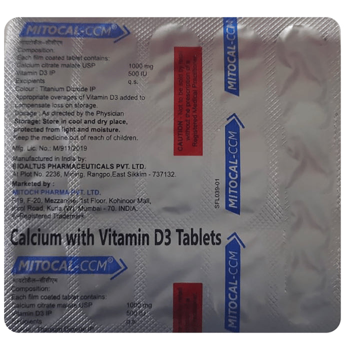 Mitocal -CCM Tablet - Classic Derma