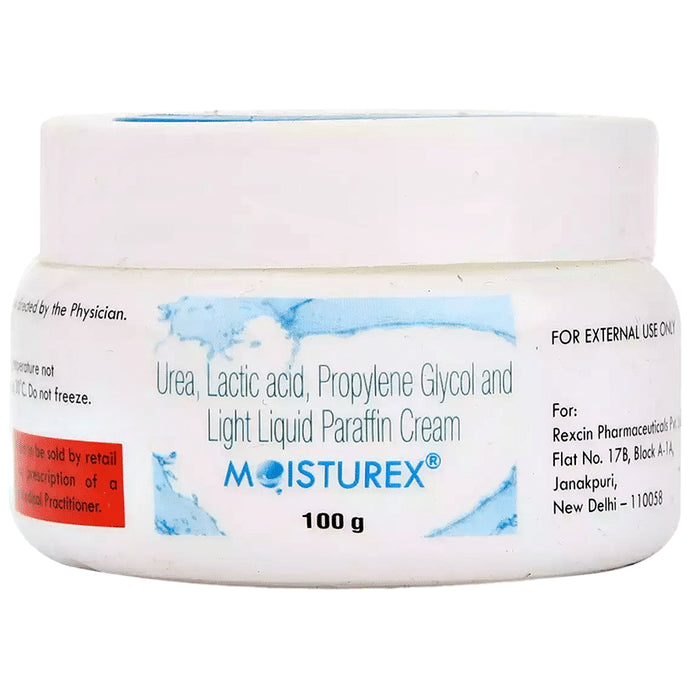 Moisturex Cream with Urea, Lactic Acid, Propylene Glycol & Liquid Paraffin - Classic Derma