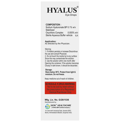 Hyalus Eye Drop