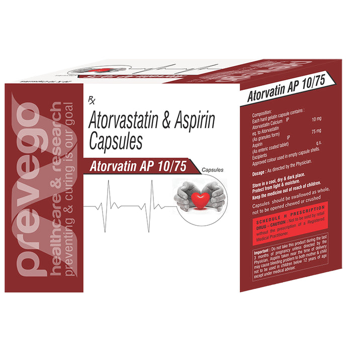Atorvatin AP 10/75 Capsule - Classic Derma