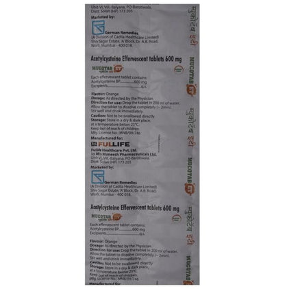 Mucotab ET Tablet Orange Sugar Free