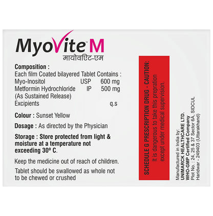Myovite M Tablet SR