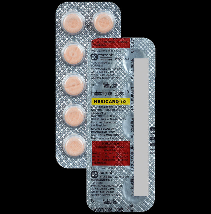 Nebicard 10 Tablet - Classic Derma