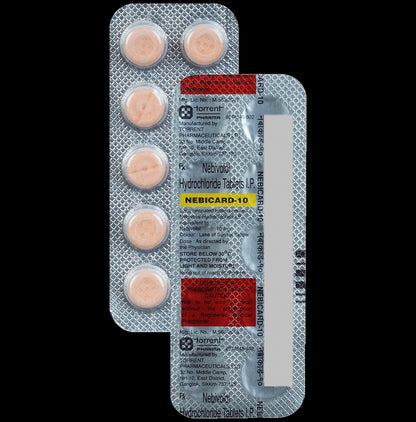 Nebicard 10 Tablet - Classic Derma