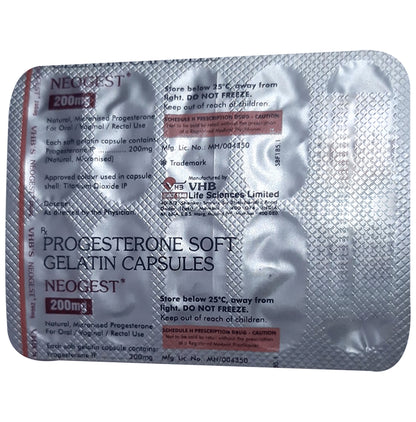 Neogest 200mg Capsule