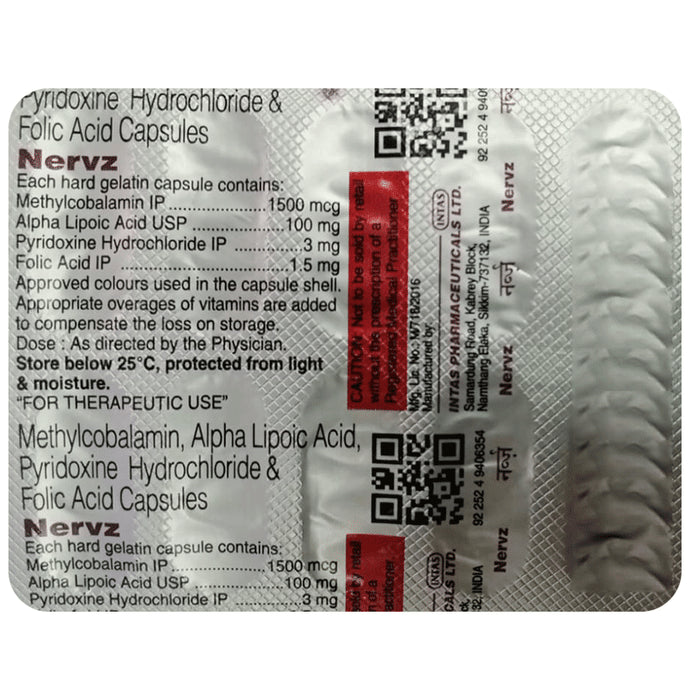 Nervz Capsule - Classic Derma